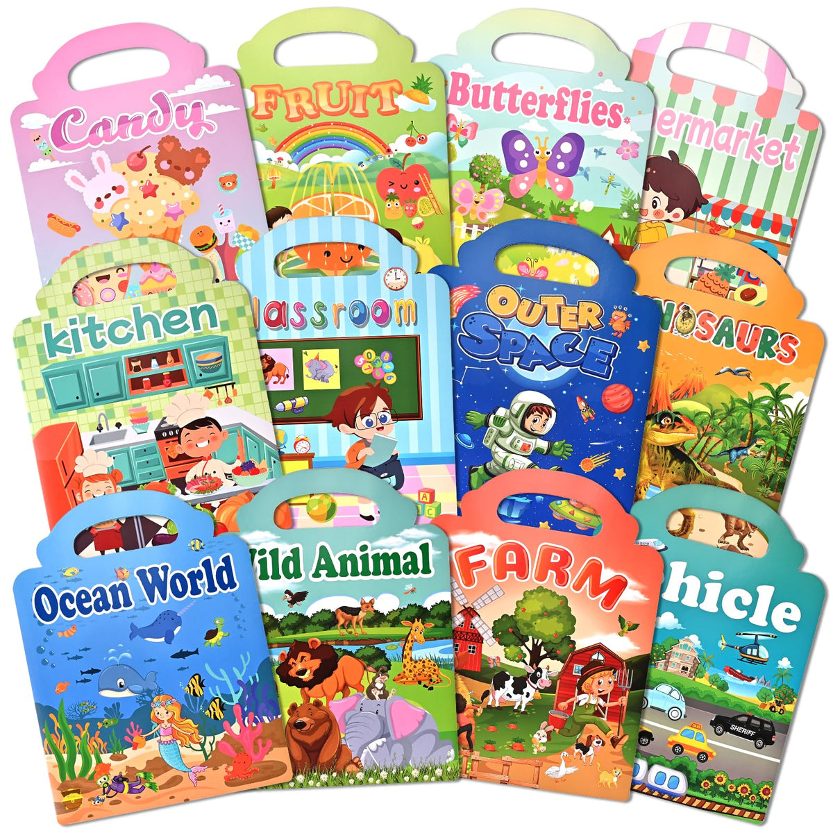 Goldge Animals sticker book offers vibrant 3D stickers for imaginative play.