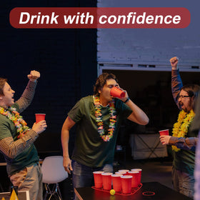 GOLDGE roll-up design stores easily after the party.