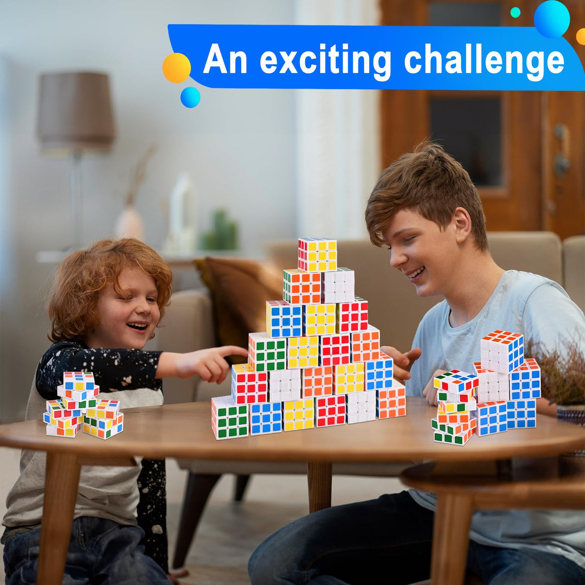 GOLDGE brain teaser cubes support hand-eye coordination and quick thinking.