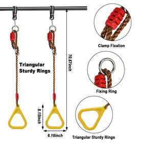 Goldge hanging ring swing offering versatile, interactive movement
