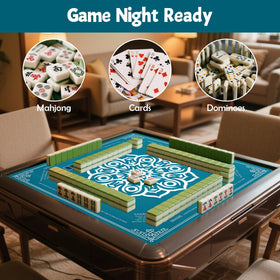 Goldge Mahjong Mat table compatibility fits most tables for flexible setup