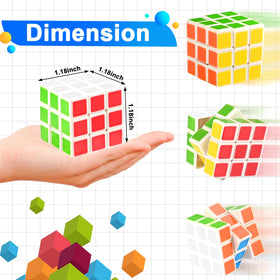 GOLDGE six-color mini cubes encourage color recognition and classroom use.