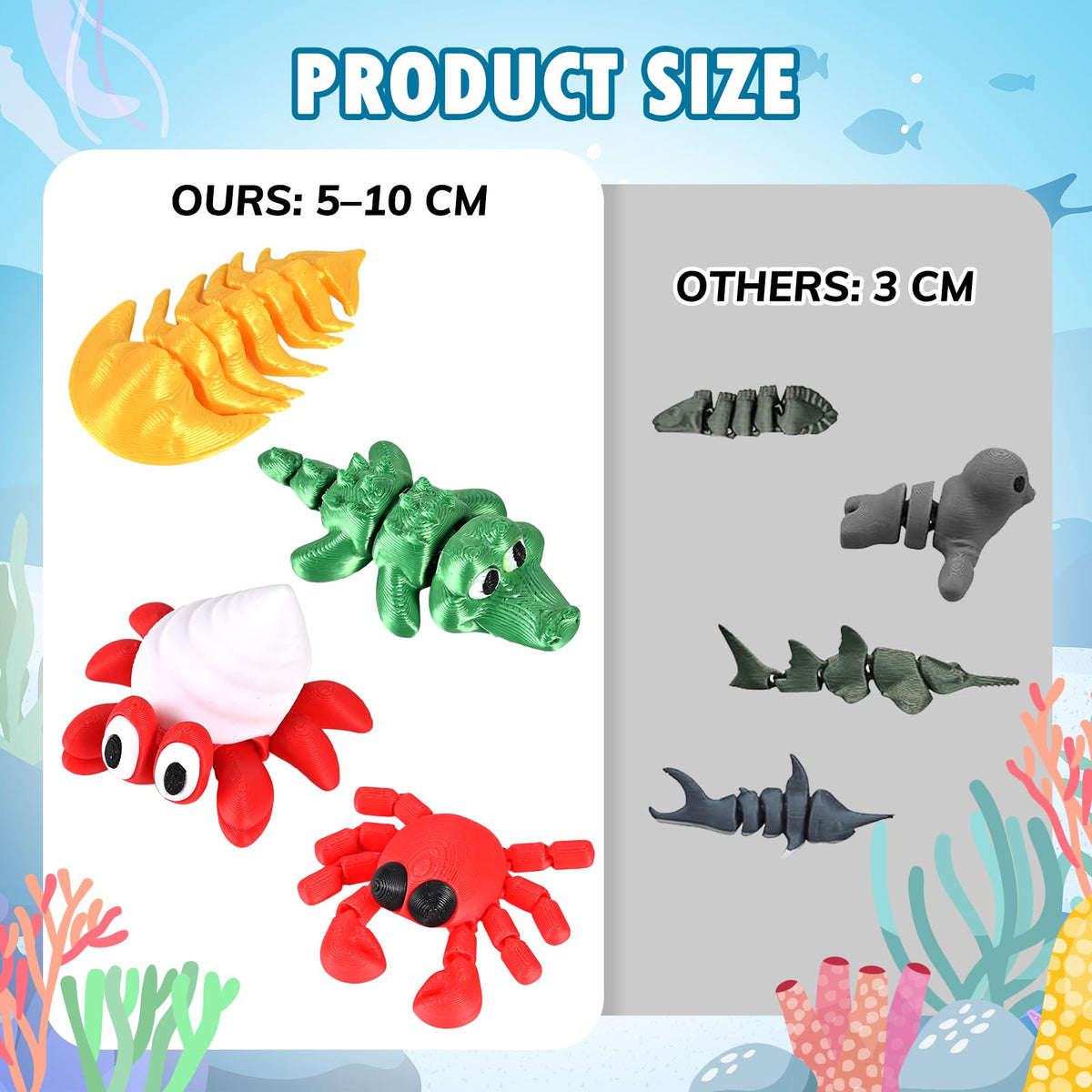 Goldge 3D Octopus with flexible limbs for satisfying fidgeting and calm focus.