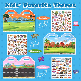 Goldge Ocean sticker book features marine creatures for calm storytelling.