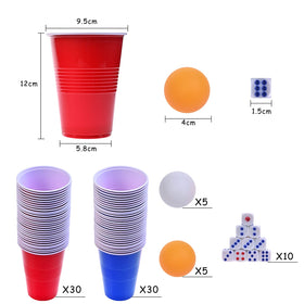 GOLDGE ping pong balls included for fast, fun party games.