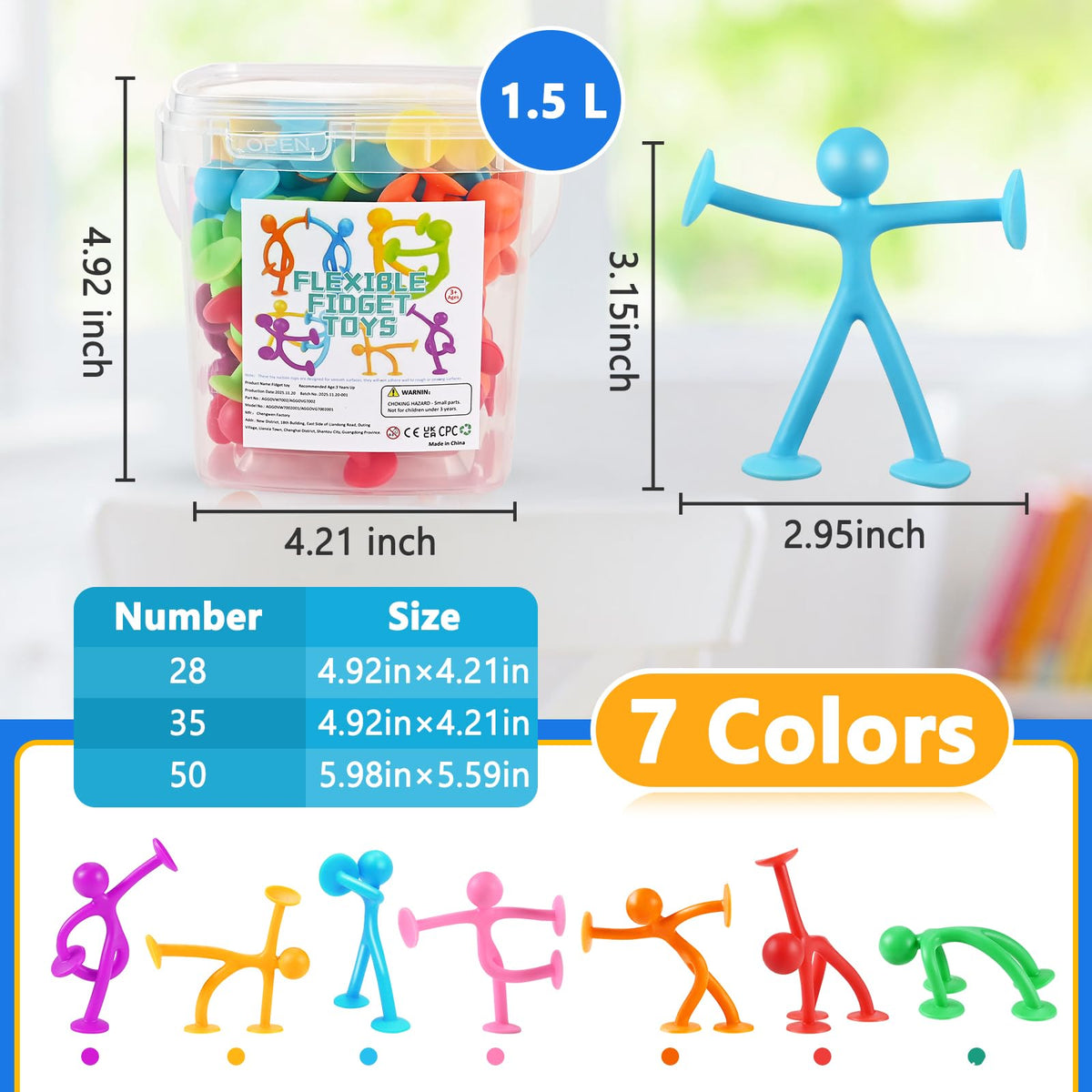 GOLDGE silicone suction cups for fidget play offer safe tactile exploration and calm.