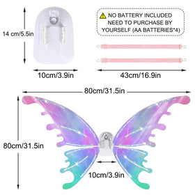 Goldge wings offer easy DIY assembly for quick creative setup.