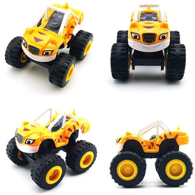 GOLDINPOT monster trucks anti-collision design protects toys during energetic stunt sessions.