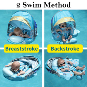 Goldleaf Mambobaby Float supports backstroke and breaststroke swimming