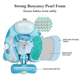 Goldleaf Mambobaby Float non-inflatable pearl foam core for buoyancy