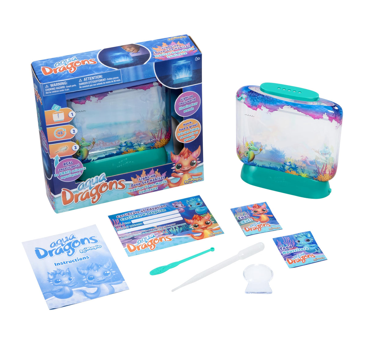 Goliath Animagic Aqua Dragons eggs in tank ready to hatch