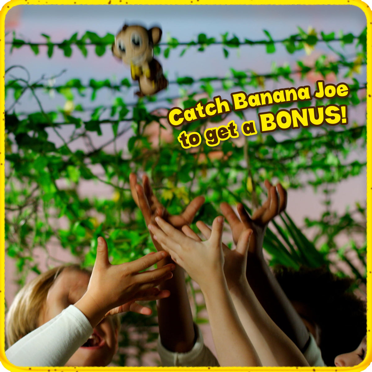 Goliath Banana Blast supports cooperative play for 2-5 players with quick rounds.