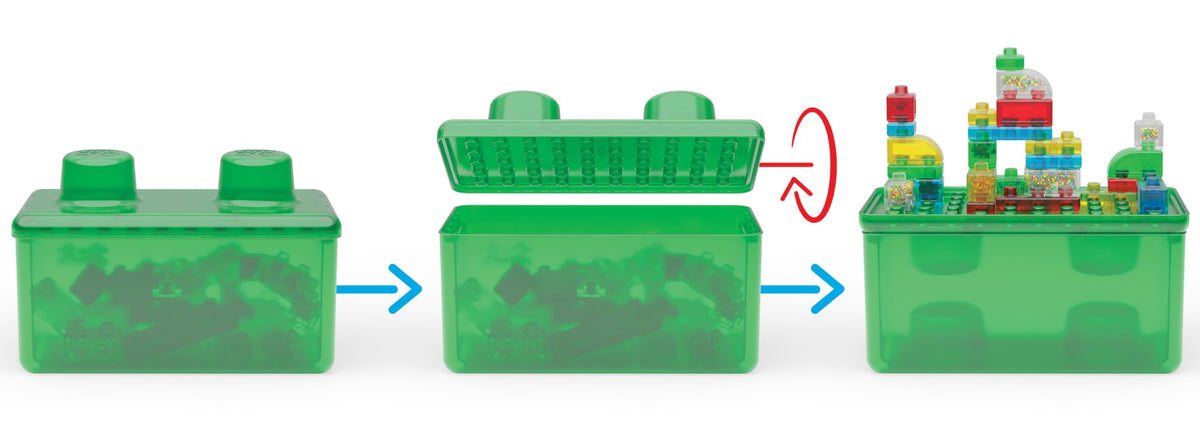 Goliath Jelly Blox case stackable storage for multiple containers.