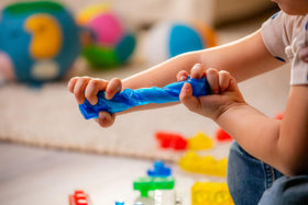 Goliath Jelly Blox Vrroom! Foam bead block creates visual interest during play.