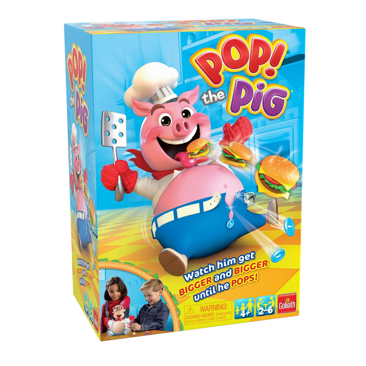 Goliath Pop The Pig pieces fit inside the pig for easy cleanup