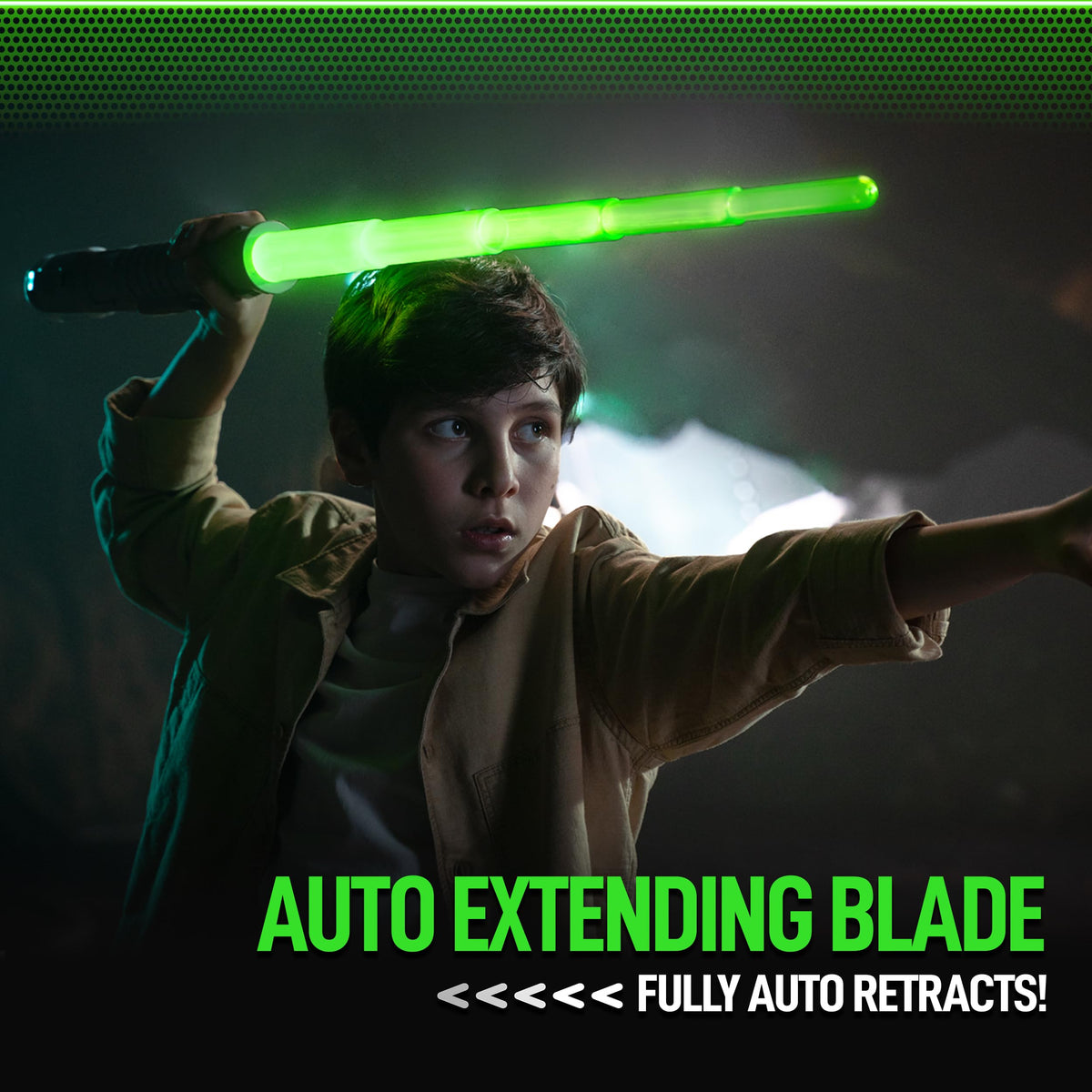 Goliath Power Saber motion-based SFX for realistic clashes.