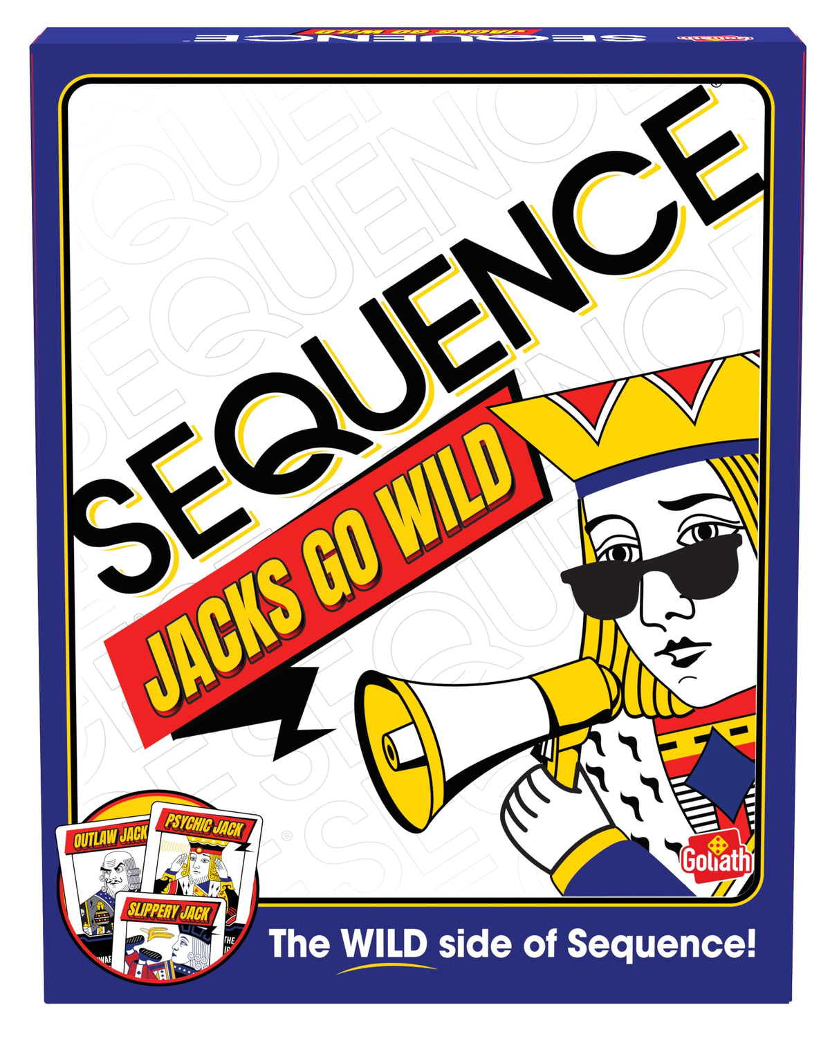 Goliath Sequence Jacks Go Wild game board for strategic play.