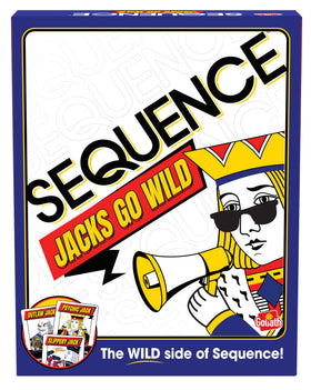 Goliath Sequence Jacks Go Wild game board for strategic play.