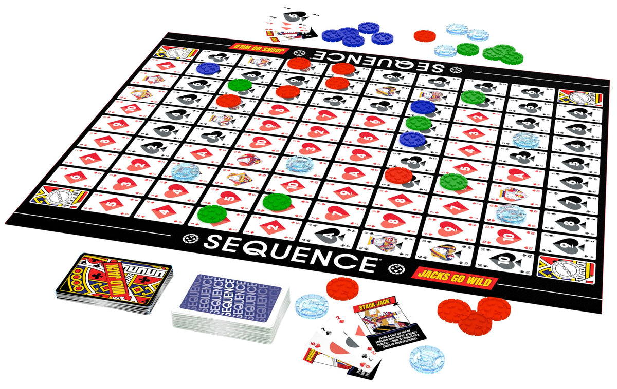 Goliath Sequence Jacks Go Wild wild cards pack adds twists.