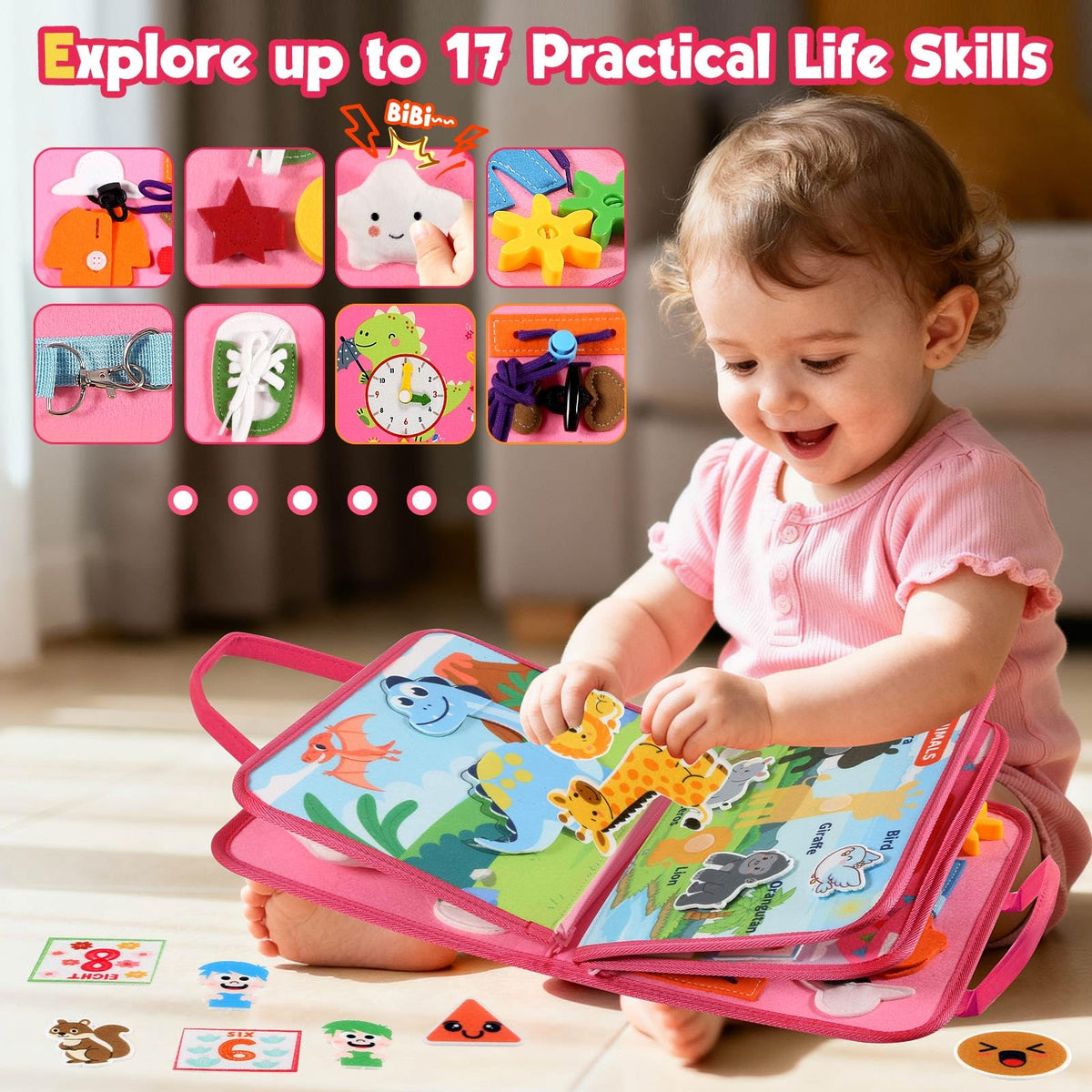 GOLIYEAN quiet learning toy supports calm, screen-free playtime.