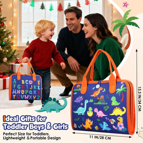 Goliyean Busy Board travel-friendly design keeps toddlers engaged on the go.