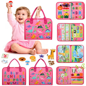 GOLIYEAN toddler Busy Board pages promote hands-on learning and fine motor skill practice.