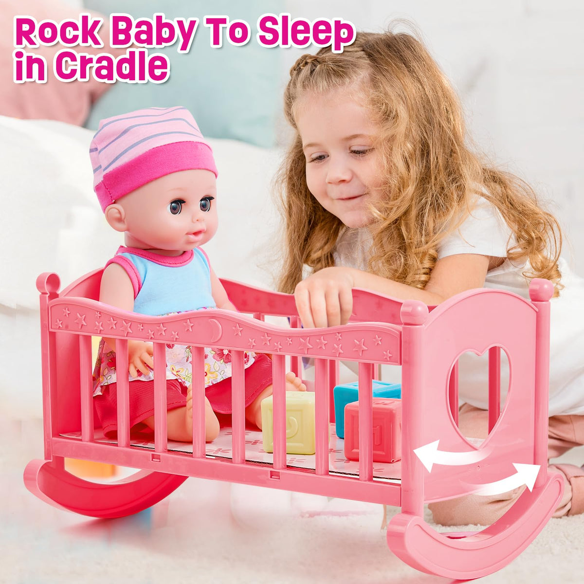 Golray 12in girl doll potty for early potty training play