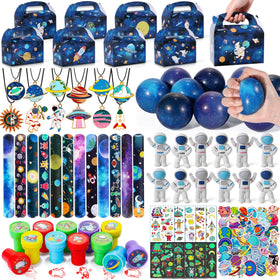 Golray 134pcs space party favors box for kids birthday celebrations