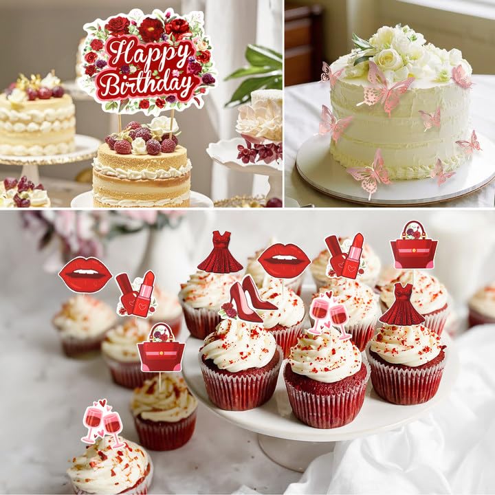 Golray cupcake toppers add charming dessert details to celebrations