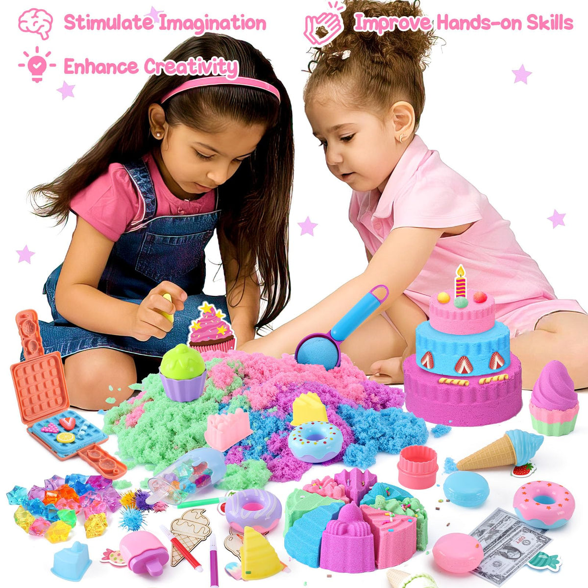 Golray dessert-shop decor sparks imaginative role-play and social interaction.