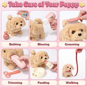 Golray leash and kennel add outdoor adventure to pretend play.