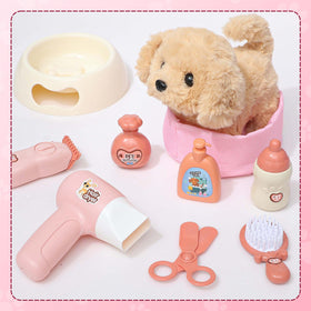 Golray pet perfume bottle encourages gentle grooming routines.