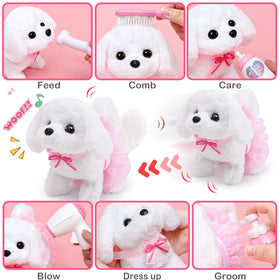 Golray complete dog toy set offers a full pretend play kit.