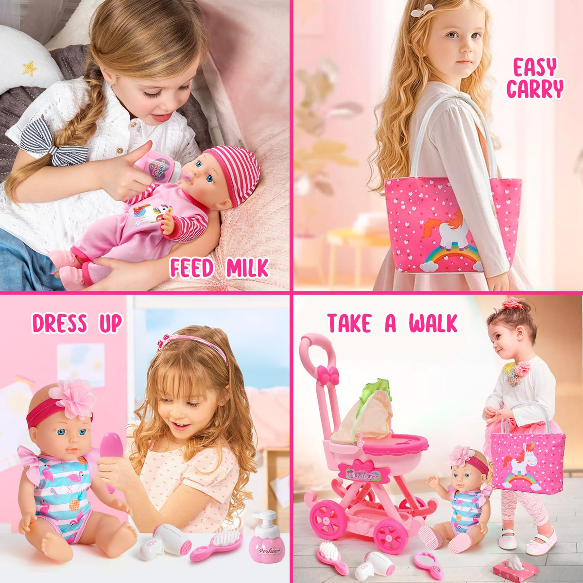 Golray doll clothes set enables quick outfit changes for varied stories.