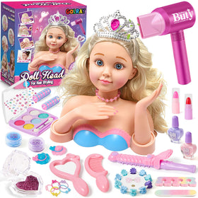Golray doll head styling kit for imaginative hair sessions