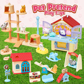 Golray large cat house and nests for quiet rest during playtime.