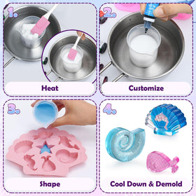 Golray essential oils Lavender and Lemon add pleasing scents to handmade soaps.