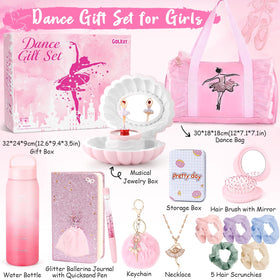 Golray musical jewelry box featuring a twirling ballerina for a whimsical moment.