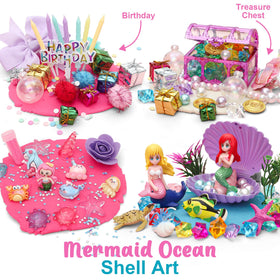 Golray Mermaid Sensory Dough Kit – necklace and bracelet accessories for style