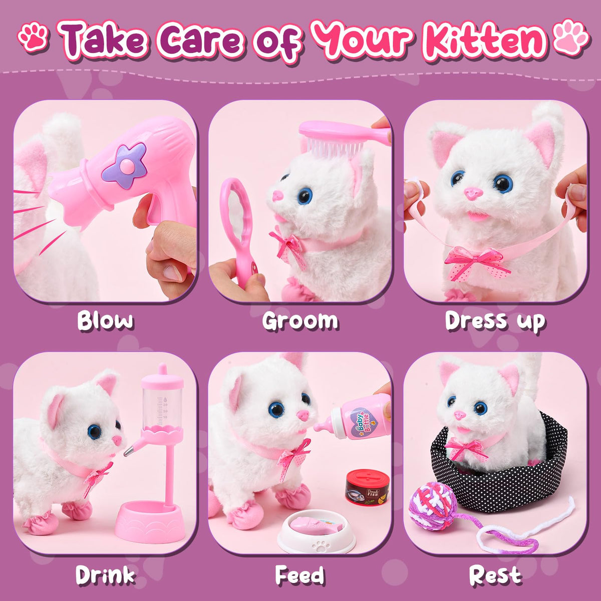 Golray portable cat carrier bag for on-the-go pretend play.
