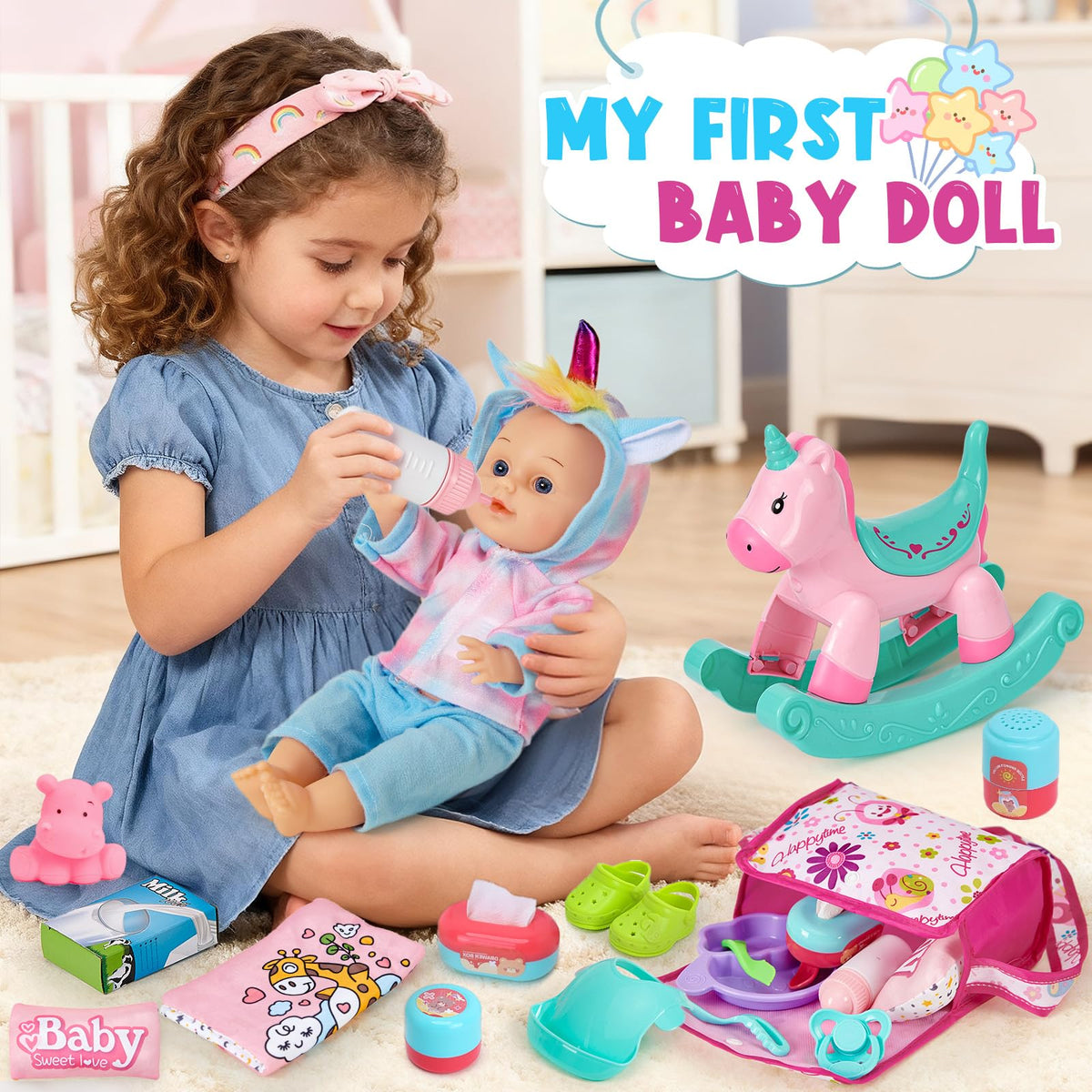 Golray portable doll playset for on the go social fun.