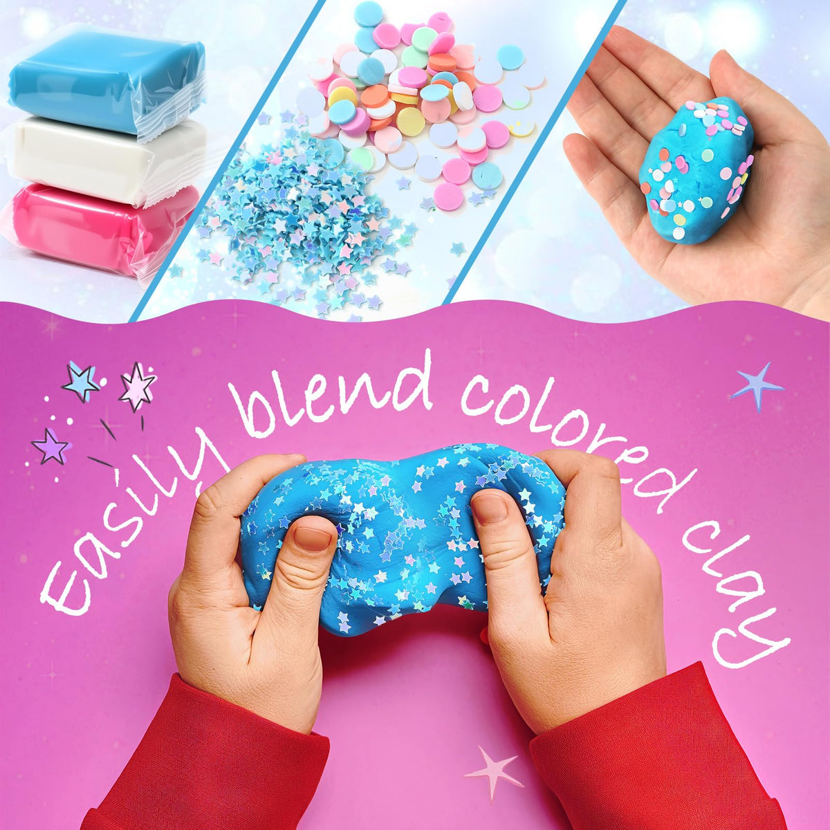 Golray Mermaid Sensory Dough Kit – sea animal toys for underwater scenes