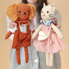 Golray plush dolls crafted from soft, durable fabric for gentle, long-lasting play.