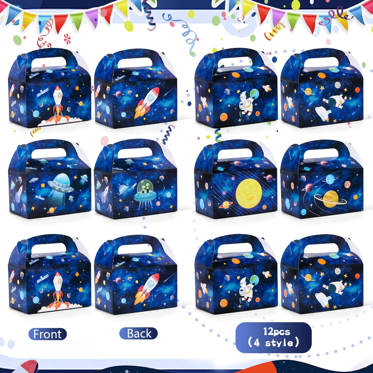 Golray space gift boxes for organizing party favors