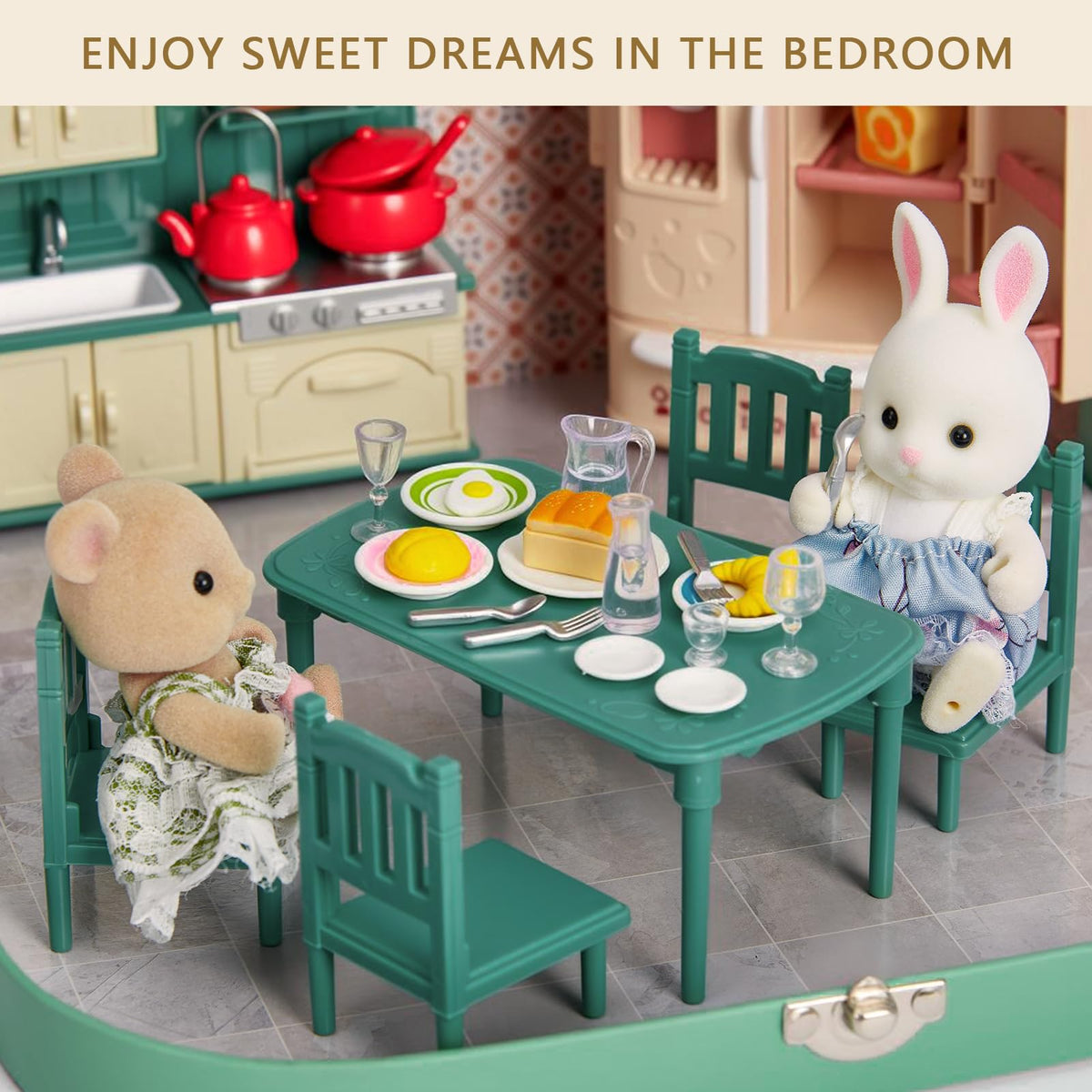 Golray travel-friendly dollhouse simplifies packing for trips and visits.