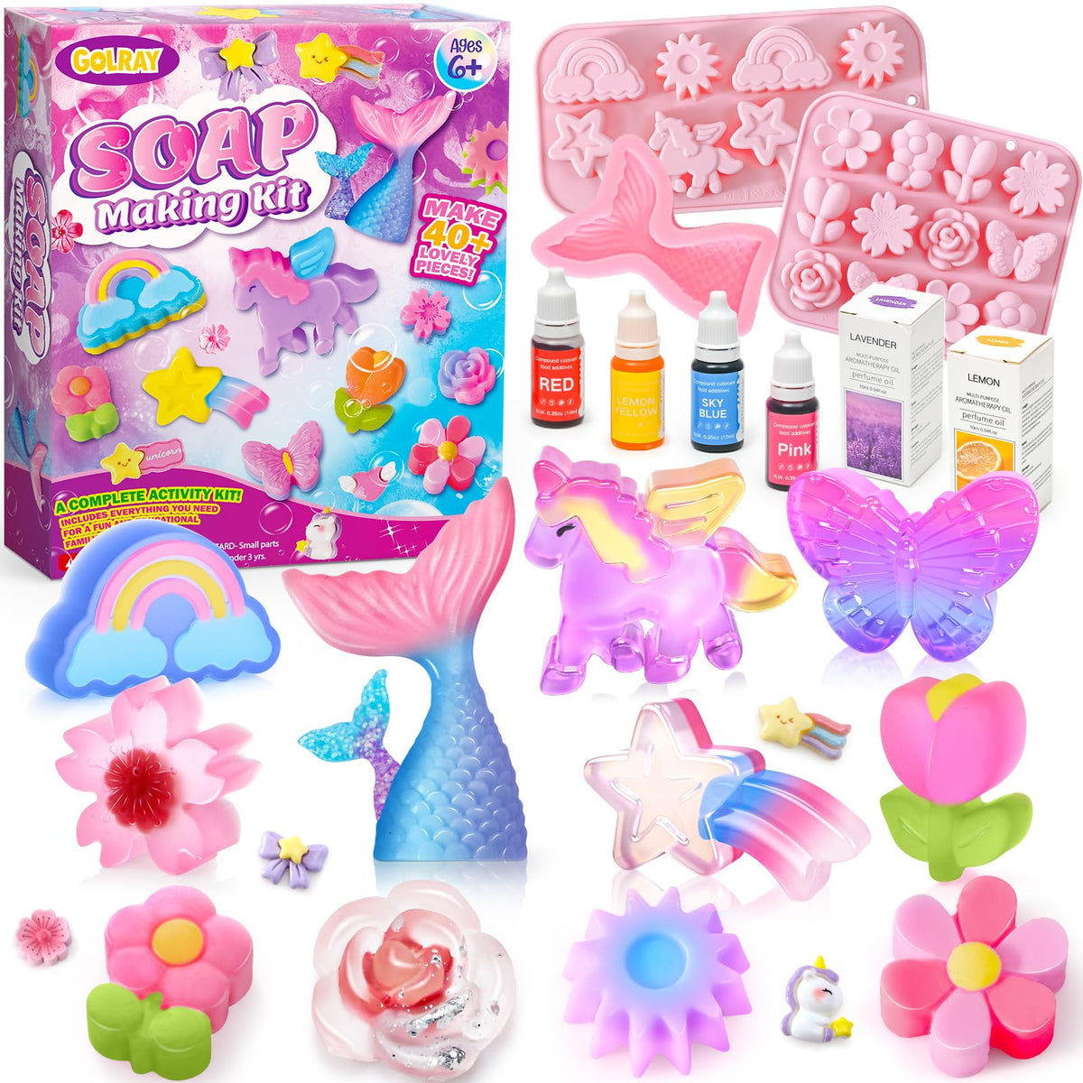 Golray unicorn mold kit for kids sparks creativity and interactive play.