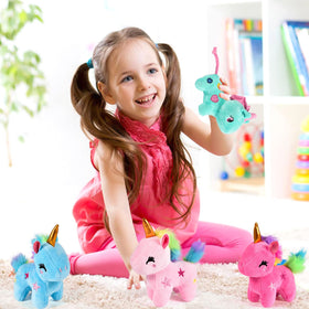 Golray unicorn plush keychain perfect for Easter baskets and egg fillers