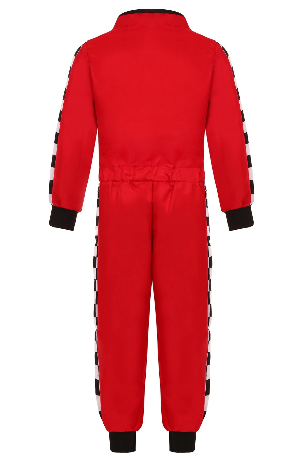 Gomukot Direct Halloween dress-up look showcases a complete racer set for events.