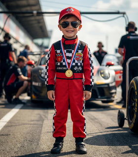 Gomukot Direct racing hat accessory adds authentic racer look and role-play fun.