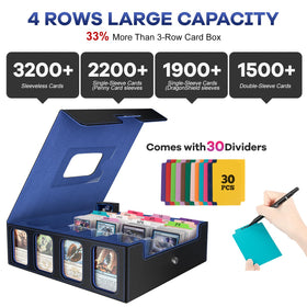 Gomyrod 4-row design offering expanded capacity for large card collections